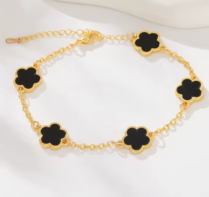 Bracelet en émail noir